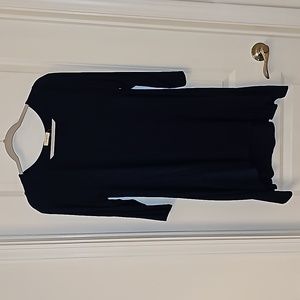 Womans Long Shirt or Dress with Hankerchief hem. 3/4 sleeve. Size Large.